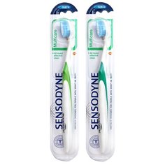 Зубная щетка Sensodyne Multicare, салатовый/зеленый, 2 уп.