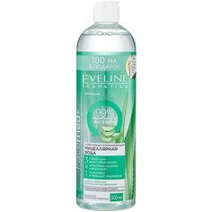 Eveline Cosmetics Facemed+ мицеллярная вода освежающе-успокаивающая с алоэ вера 3 в 1, 500 мл