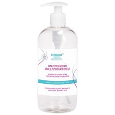Domix Green Professional гиалуроновая мицеллярная вода для снятия макияжа, 500 мл