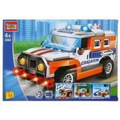 Конструктор ГОРОД МАСТЕРОВ Спасатели 5084 Джип спасателей