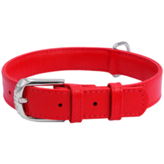 Ошейник COLLAR Glamour без украшений 3304 38-49 см красный