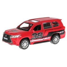 Внедорожник ТЕХНОПАРК Lexus LX-570 (LX570-S), 12 см, красный