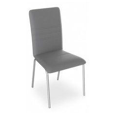 Стул ТриЯ София, металл/искусственная кожа, цвет: серый Santorini 0422 Triya