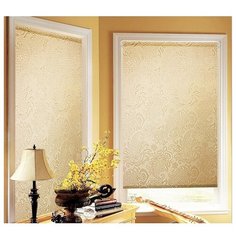Рулонная штора Эскар Арабеска (капучино), 210х160 см