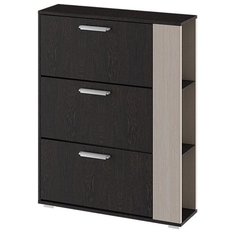 Обувница ТриЯ Эрика тип 1 , размер (ШхГ): 79х22.6 см , цвет: венге цаво/дуб белфорт Triya