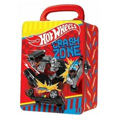 Кейс Mattel Hot Wheels для хранения 18 машинок светло-красный