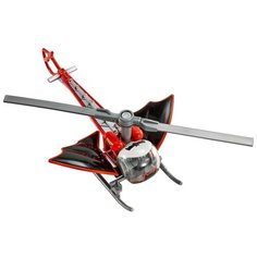 Вертолет Hot Wheels Batman Batcopter (DKL20/DKL24) 1:50, красный/черный