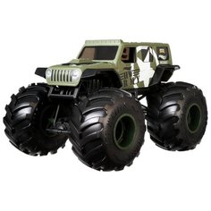 Монстр-трак Hot Wheels большой Джип GJG71 1:24, 17.8 см, хаки