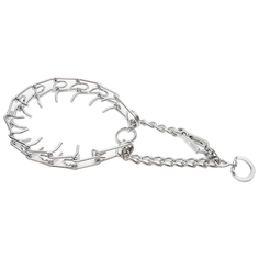 Строгий ошейник КАСКАД Classic (26475400), 75 см серебристый