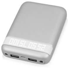 Портативное зарядное устройство Oasis, "Argent", 10000 mAh