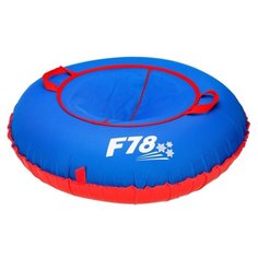 Санки-ватрушка F78 100 см синяя Оксфорд