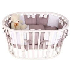 Бортик в кроватку 12 предметов AmaroBaby EXCLUSIVE Original Collection Косичка (перкаль)