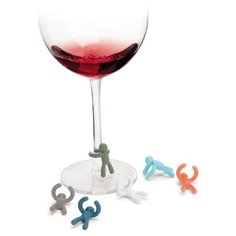 Пробка для бутылки и маркеры для бокалов Umbra Drinking buddy