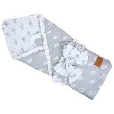 Одеяло на выписку AmaroBaby HAPPY (Серый)