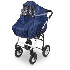 Дождевик для коляски-люльки из ткани синий Teggy
