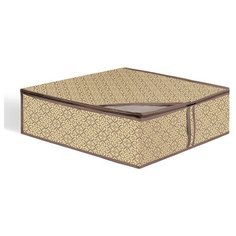 КОФР для хранения одеял, пледов и подушек МНД_17, ГЕЛЕОС "Миндаль"/бежевый/ 50х58х19 см