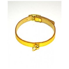 Ошейник кожаный CHOKERZ для маленьких собак. Ширина - 10 мм. Длина - 30 см