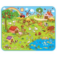 Детский развивающий коврик Mambobaby "Ферма" 130х160х0,5см