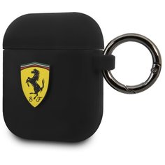Чехол Ferrari для Airpods Silicone case with ring