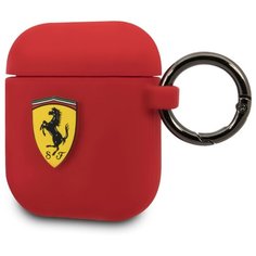 Чехол Ferrari для Airpods Silicone case with ring