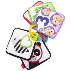 Подвесная игрушка Fisher-Price Мягкие карточки "от 1 до 5" (GFX90) голубой/красный/желтый