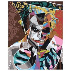 Джокер Раскраска картина по номерам на холсте PA149 40х50