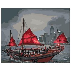 Китайские рыбаки Раскраска по номерам на холсте Живопись по номерам Z1017222 40х50