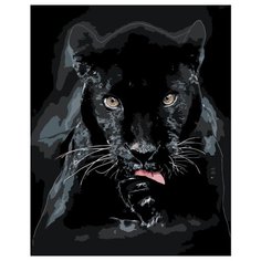 Чистоплотная пантера Раскраска по номерам на холсте Живопись по номерам ARTH-AH274 40х50