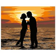 Закат для влюбленных Раскраска по номерам на холсте Живопись по номерам ARTH-AH136 40х50