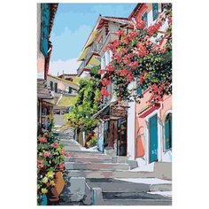 По греческой лесенке Раскраска по номерам на холсте Живопись по номерам RA202 40х60