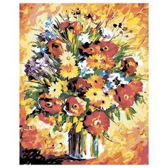 Цветы Раскраска по номерам на холсте Живопись по номерам LA30 40х50