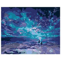 Неземное небо Раскраска картина по номерам на холсте KTMK-55399 40х50