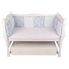Бортик в кроватку 12 предметов AmaroBaby Маленький принц (поплин)
