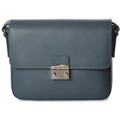 Сумка кроссбоди AFINA 436 ,натуральная кожа, джинс