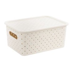 Корзинка БЕРЕСТА 3л 235х173х105мм с крышкой шалфей Violet