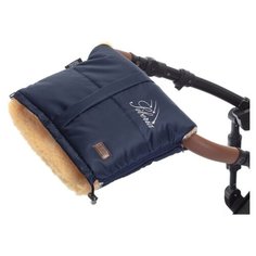 Муфта меховая для коляски Nuovita Siberia Pesco (Blu scuro/Темно-синий)