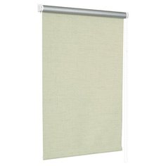 Рулонная штора с направляющими струнами Sola "Сантайм Эстера Термоблэкаут" серо-зеленый ширина Delfa