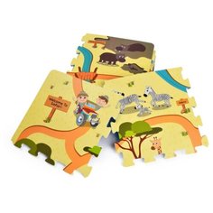 3010 Коврик пазл ПВХ сафари (9 листов) полный принт Sunta