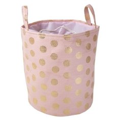 Корзина для белья Нежные золотистые круги из хлопчатобумажной ткани, на каркасе из ЭВА Феникс Present
