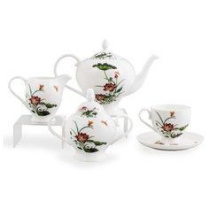 Фарфоровая посуда Royal Aurel - Чайный сервиз "Лотос" арт. Royal Aurel 127