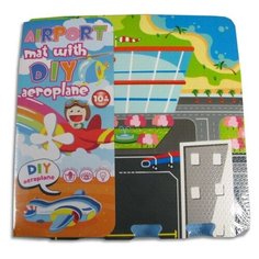 3017 Коврик пазл ПВХ аэропорт (9 листов) полный принт Sunta