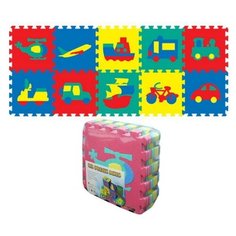 1007 Коврик пазл ПВХ машинки (10 листов) Sunta