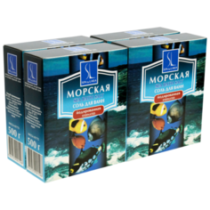 Spa by Lara соль морская для ванн с микроэлементами (йодированная) 500г.*4шт.