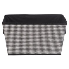 Короб для хранения "Пепита", Д340 Ш250 В190, черно-белый Handy Home