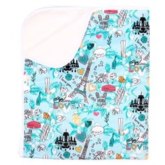 Впитывающая непромокаемая пеленка для сухого сна GlorYes! Париж 80х68 см