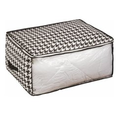 Кофр для хранения "Пепита", Д600 Ш450 В30, черно-белый Handy Home