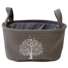 Корзина тканевая для хранения "Сад", Д240 Ш150 В120, серый Handy Home