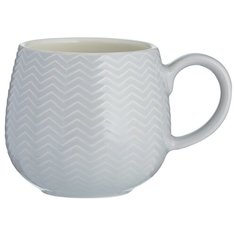 Чашка Embossed 350 мл серая Mason Cash