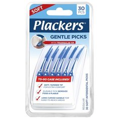 Силиконовые межзубные ершики Plackers Gentle Picks
