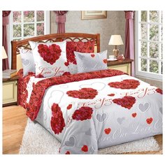 Постельное белье «Вечная любовь 1», бязь (Евро) Текс Дизайн
